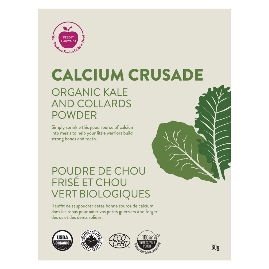 Calcium Crusade: Organic Kale and Collards Powder